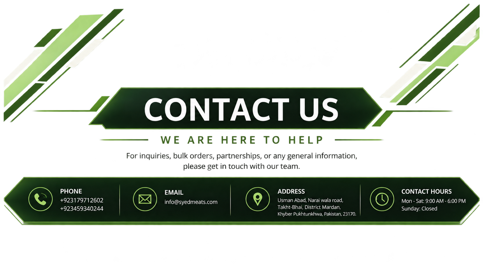contact us